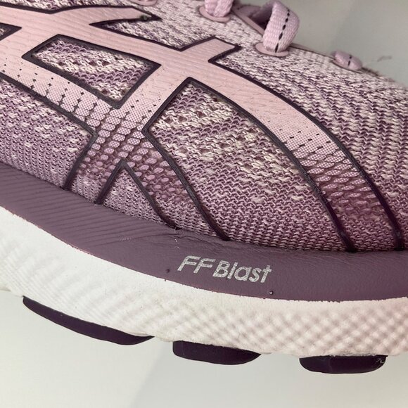 Asics Womens 8 Gel-Cumulus 24 Running Shoes Sneakers Light Purple FF Blast - Picture 11 of 14